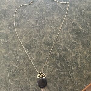 Elegant Black Pendant Necklace